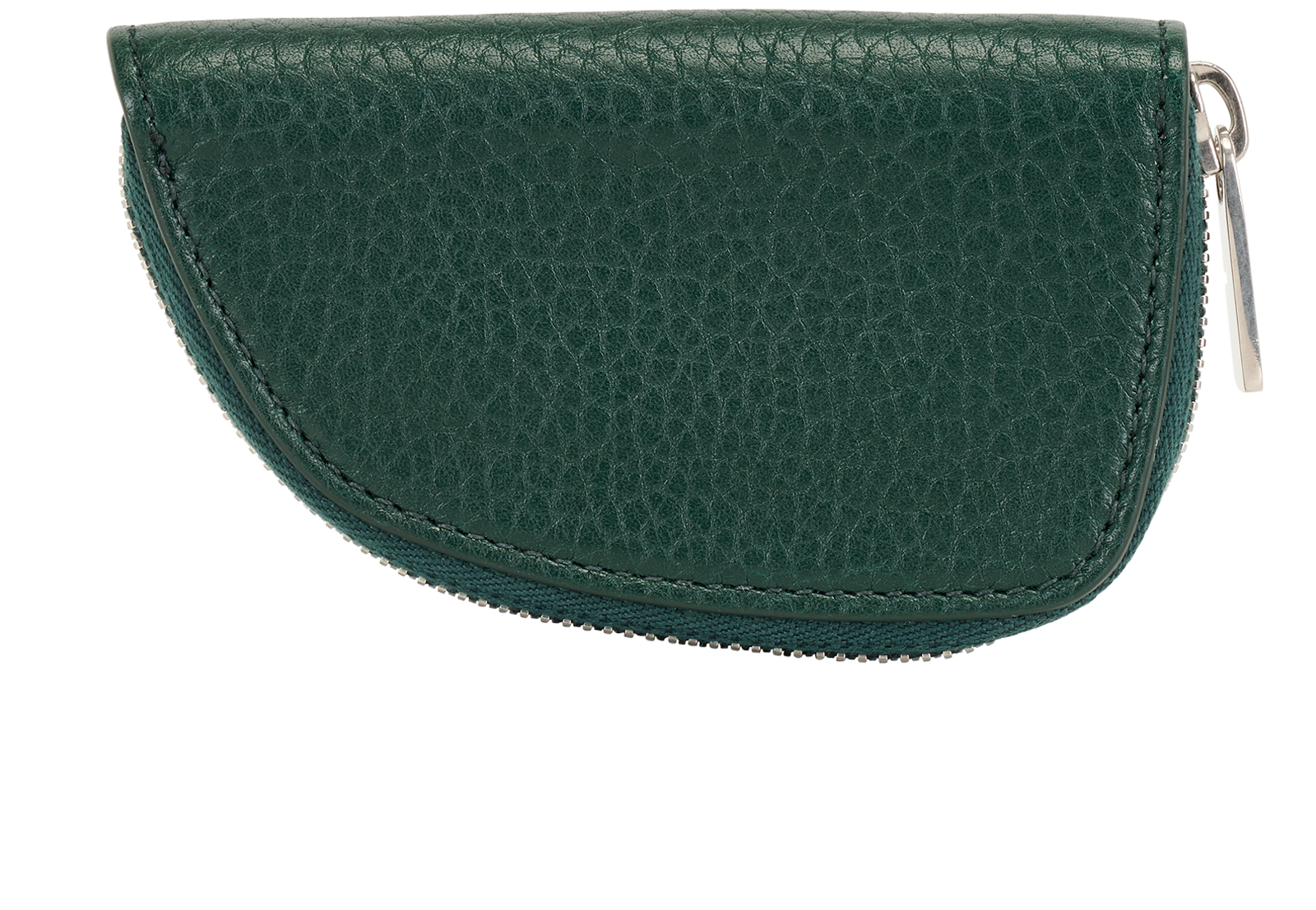 Burberry Shield Coin Pouch, &pound;190, Accessories, Green, Leather, Back view